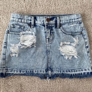 Denim skirt